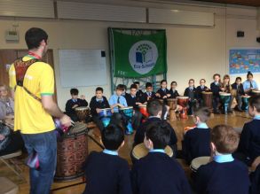 Year 7 Play the Gathering Drums