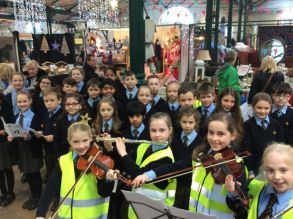 Year 7 Maguire Perform at St. George's Market