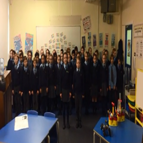 St. Bride\'s School Choir Sings O Holy Night